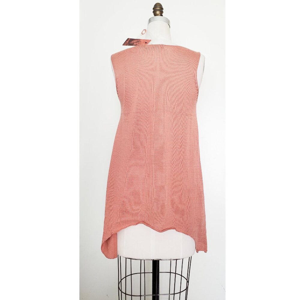 Peruvian Connection Womens Knit Tank Top Ballet Layton Tank Handkerchief Hem NWT - Picture 11 of 12